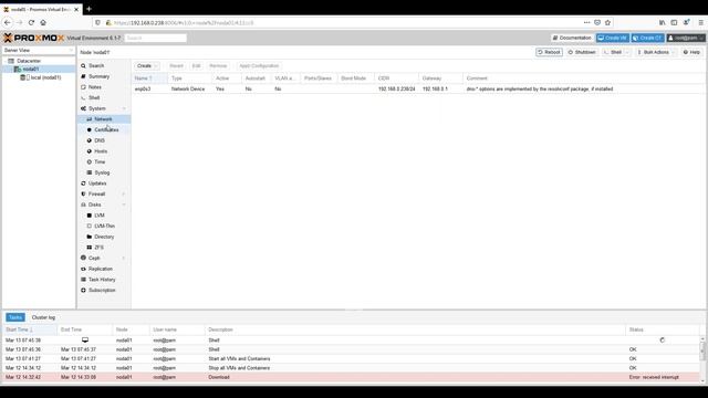 Install Proxmox 6.1-7 in Debian 10.3 смотреть онлайн
