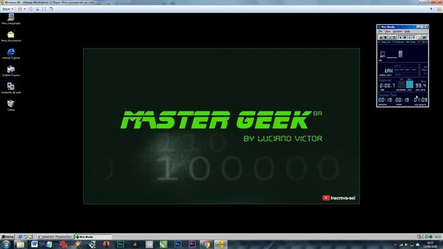 RODANDO INTERNET FIBRA ÓTICA NO WINDOWS 98! смотреть онлайн