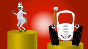 Детская песенка про трактор. Отгадай кто едет в тракторе.