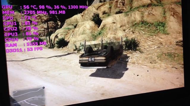 Grand Theft Auto V on i5 660 @ 4.4GHz & GTX 750 1GB [1080p, High] смотреть онлайн