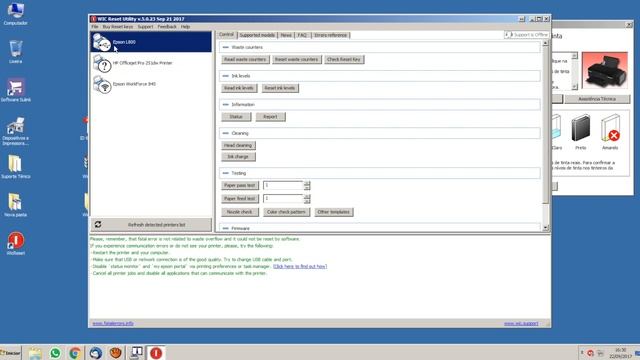 Tutorial - Reset do Nível das Tintas Epson EcoTank - SULINK смотреть онлайн