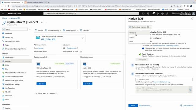 How to Connect to Azure VM securely from your local m/c | Connect Azure VM using SSH keys from Loca смотреть онлайн
