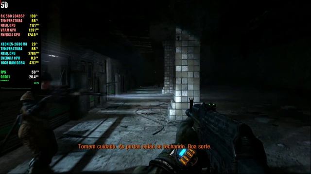 Metro Last Light | RX 580 2048SP 8GB | XEON-2630 V3 | 16GB | 1080P | 60 FPS смотреть онлайн