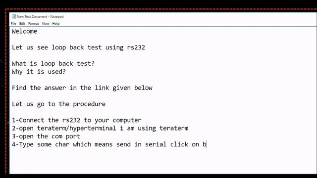 Loopback test in rs232 смотреть онлайн