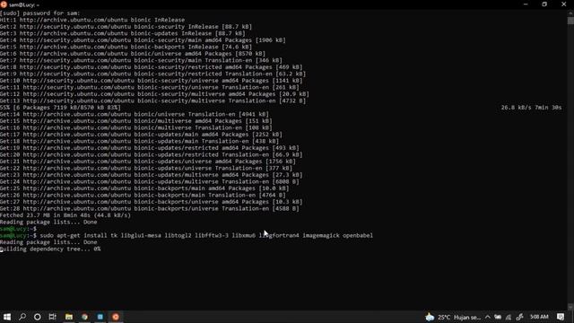 Installing Xcrysden On Windows 10 Using WSL: Ubuntu