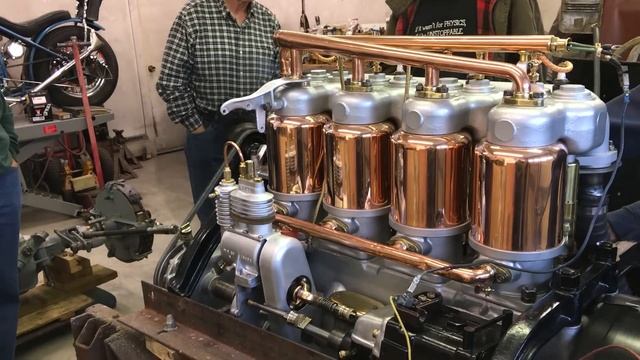 Rebuilt 1914 Cadillac Engine - First Start in 65 Years! смотреть онлайн