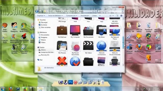 Iconos 3D y HD para tu pc windows 7 y xp 2017 (ACTUALIZADOS) смотреть онлайн