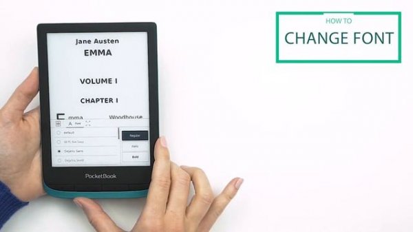 How to Change Font | PocketBook Official Channel