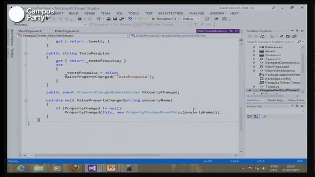 CPBR6 - Desenvolvimento de aplicações Windows Phone смотреть онлайн