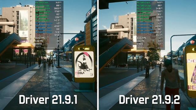 RX 580 - AMD Driver 21.9.1 vs AMD Driver 21.9.2 - Test in 5 Games смотреть онлайн