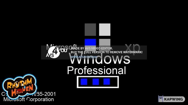 Microsoft Windows XP Professional Startup in I'm So Sad Rhythm Heaven Major смотреть онлайн