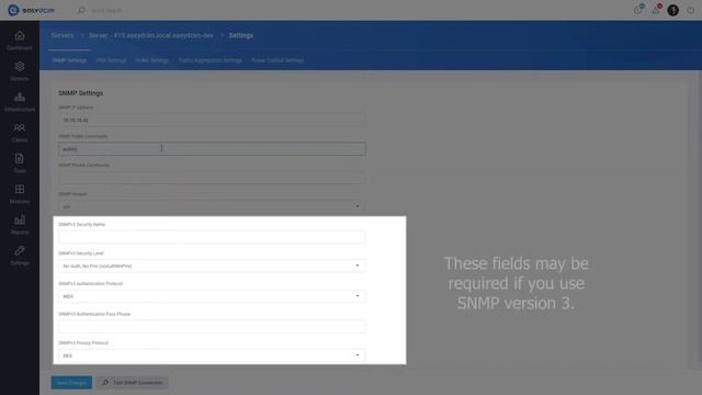 EasyDCIM Video Guide: Servers - SNMP Configuration смотреть онлайн