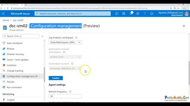 Azure Automation Account State Configuration Step by Step смотреть онлайн