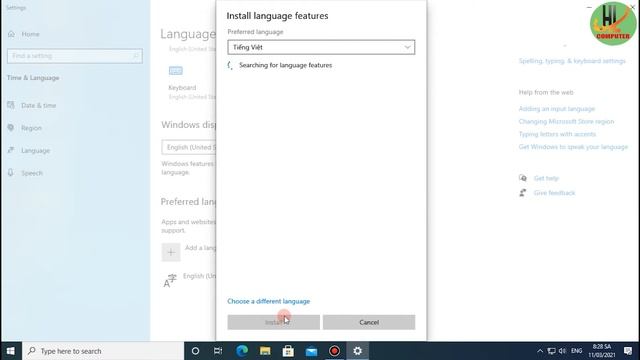 Hướng dẫn cài đặt ngôn ngữ tiếng việt cho windows 10 Pro 20H2 | Hướng Dẫn Mới Nhất 2021 смотреть онлайн