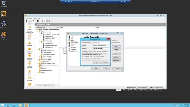Avast Enterprise Console - deployment to clients on a domain смотреть онлайн