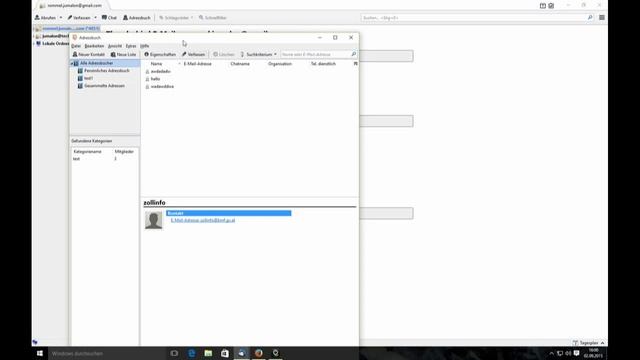 CardDav Synology Thunderbird