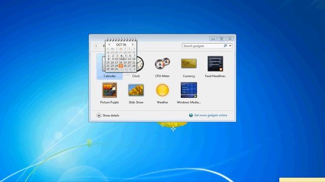 Windows 7 Calendar | Windows 7 Gadgets by Nicholas Lee Fagan смотреть онлайн