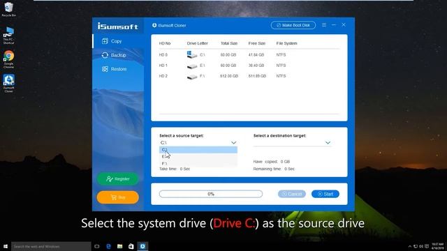 Migrate Windows 10 to SSD using iSumsoft's Free Disk Cloning Software смотреть онлайн