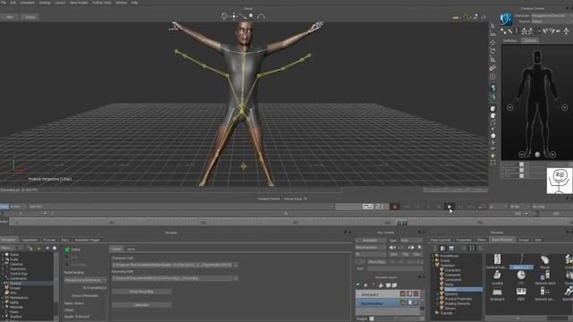 Autodesk MotionBuilder 2015 Kinect 1.0 Plugin Motion Capture