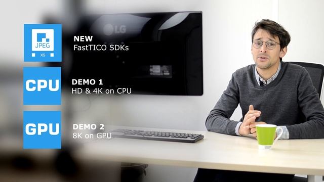 JPEG XS on Software - FastTICO-XS SDK demos at NAB Show 2019 смотреть онлайн