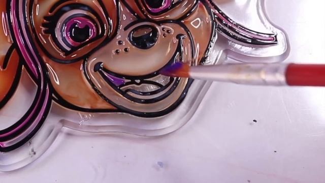 How to Make Paw Patrol Window Sun Catchers DIY with Skye & Chase смотреть онлайн