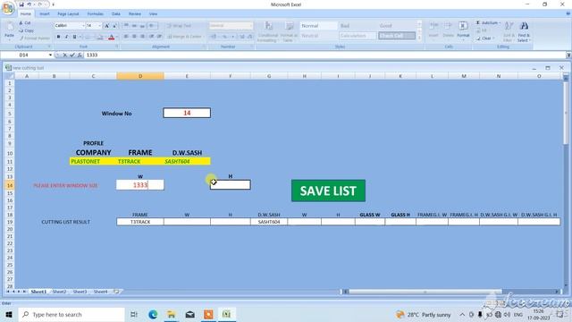Free uPvc window size nikale panel or glass ka Bina Software ke . Excel mai sikhe Part - 1 #upvc смотреть онлайн