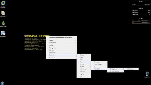 SiNfuL RSS Reader with SiNfuL Search for Rainmeter (WINDOWS ONLY) смотреть онлайн