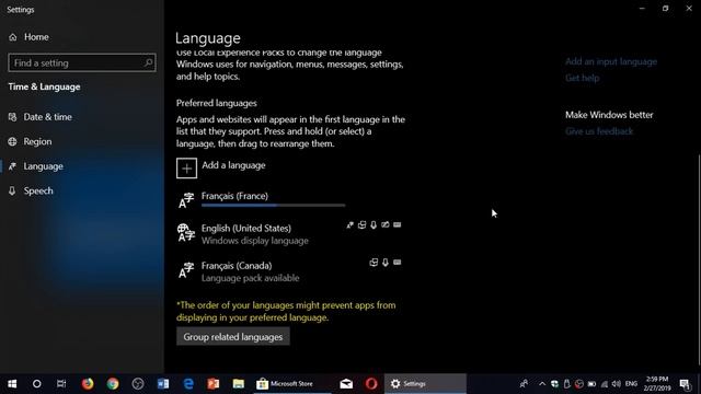 Windows 10 October 2018 update How to change default display language смотреть онлайн