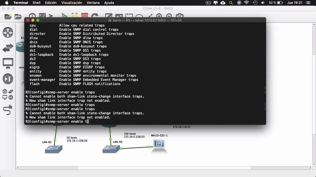 CCNA4 - Video 05 - Configuración SNMP y MibBrowser - Caso U1-6 смотреть онлайн