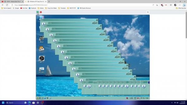 Windows XP Crazy Error