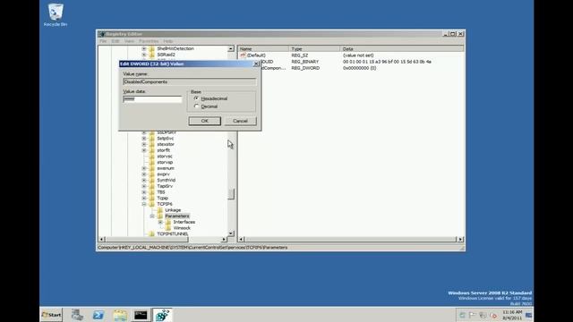 APV981 - Desabilitando o IPv6 no Windows Server 2008 R2 смотреть онлайн