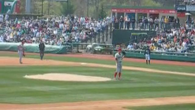 Stephen Strasburg makes professional pitching debut in AA baseball game смотреть онлайн