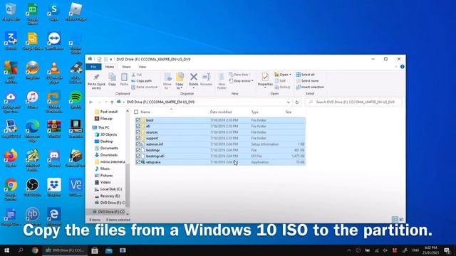 (LEGACY BIOS) How to make a windows 10 recovery partition смотреть онлайн