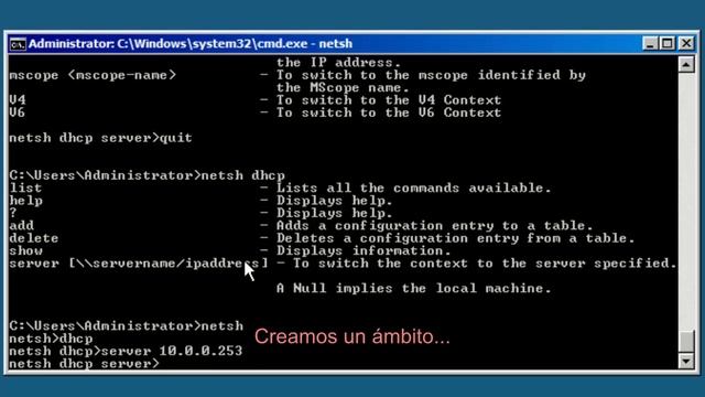 DHCP en un Windows Server 2008 R2 Core Enterprise смотреть онлайн
