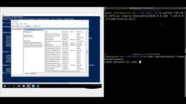 CVE-2021-34527 - PrintNightmare - Server 2016 PoC Demonstration смотреть онлайн