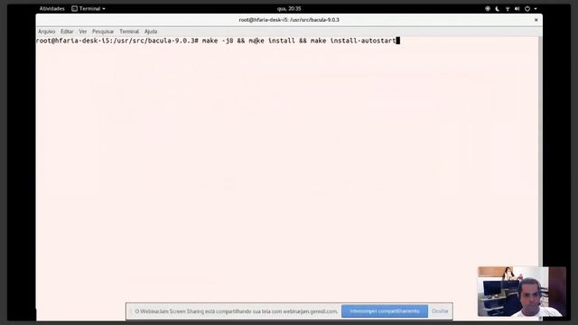 Webinar Escola Linux - Configurando o Bacula com Interface Gráfica Completa смотреть онлайн
