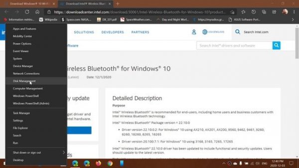 Windows 10 Intel WIFI Bluetooth BSOD connectivity bug Intel drivers fixed December 3rd 2020