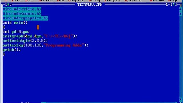 C Graphics Programming Tutorials For Beginners #19 Moving Text in Hindi,English,Urdu смотреть онлайн