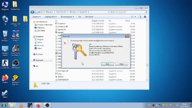 Windows 7 Lisans Uyarısını Kaldırma (slui.exe) смотреть онлайн