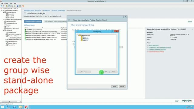 How to create a standalone package in kaspersky security center 11 смотреть онлайн