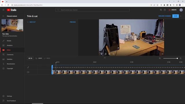 How to Trim and Cut a Video in YouTube Studio смотреть онлайн