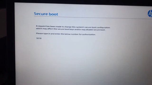 Setting Bios Legacy Enable and Secure Boot Disable leptop HP probook смотреть онлайн