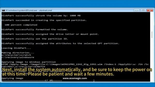 ACEMAGIC Tutorial 👉 how to reinstall the system | ACEMAGIC High Performance Mini PC 🖥️🔥🔥🔥
