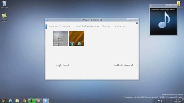 Custom Windows 8 (Developer Preview) смотреть онлайн