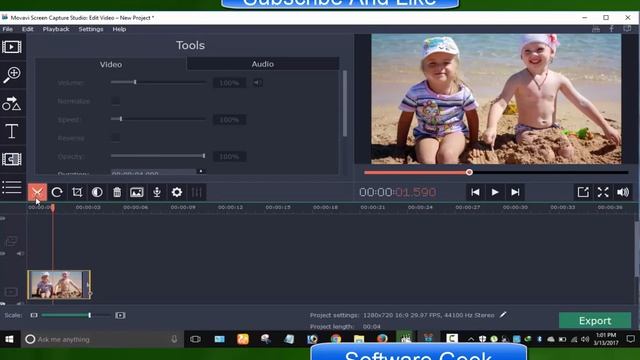 How To Use Movavi Screen Capture Studio 8 Video Editor Tutorial To Edit Recorded Videos/Create Vide смотреть онлайн