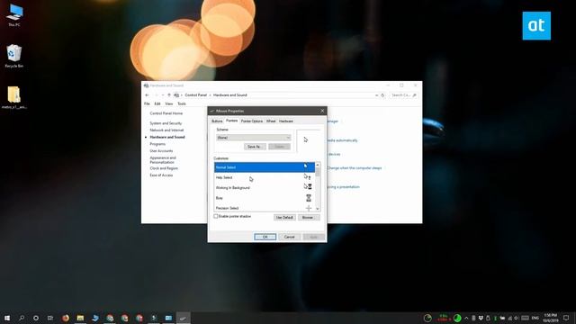 How to change a particular cursor face on Windows 10 смотреть онлайн