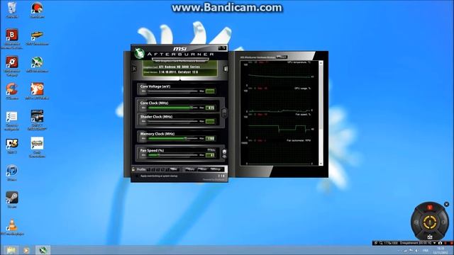 30 sec Overclock avec MSI Afterburner sur ATI Saphhire HD 3870 смотреть онлайн