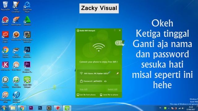 Membuat Laptop/PC Jadi WIFI Hotspot #TUTORIAL смотреть онлайн
