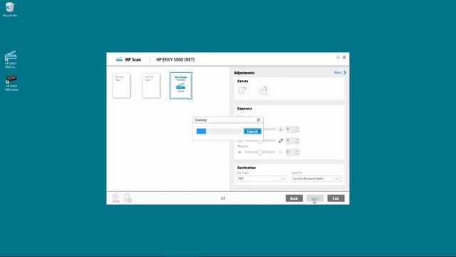 HP Envy 5055 | 5020 | 5030 : Scan multiple pages to PDF with small filesize смотреть онлайн