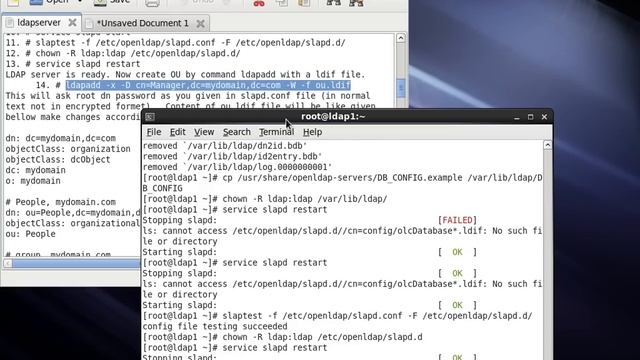 openldap server installation RHEL 6.3 смотреть онлайн